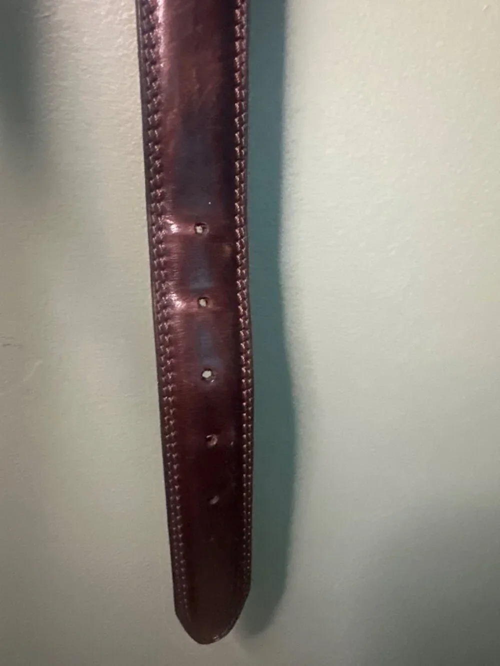 Vintage Genuine Leather Brown Belt Size 40 Classic Casual Unisex